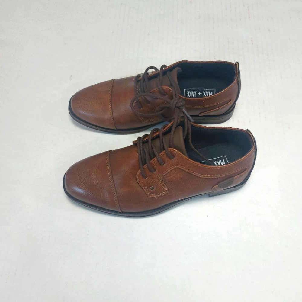 Max +Jake Lil Buckley Oxford Kids Shoes Size 3 Brown